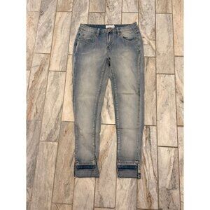 BIANCO women's waist 26" blue denim 5-pocket jeans Retails $120.